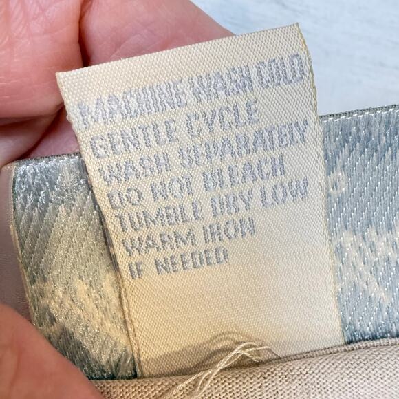 VTG Magnet Art Large tan lace crochet women blouse cottage coquette romantic USA - Picture 9 of 10